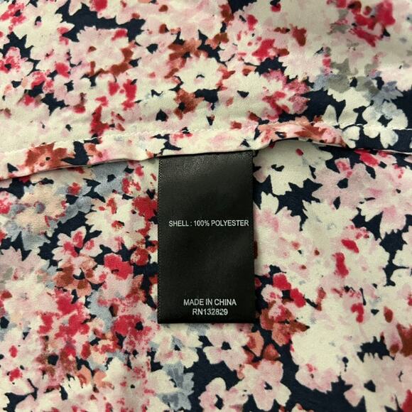 Michael Costello x REVOLVE Tabitha Dress XS Pink Floral Cutout Mini Long Sleeve - Picture 11 of 16